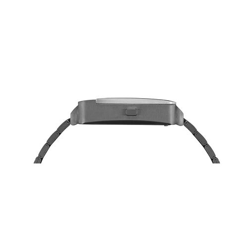 Relógio Masculino LCD Aço Preto