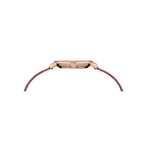 Relógio Feminino Slim Madrepérola Marrom