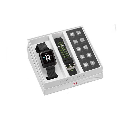 Relógio Smartwatch Troca Pulseira Preto