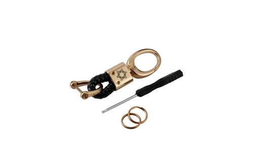 Kit Relógio Masculino Profissões Agronomia Dourado