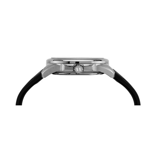 Relógio Masculino Bateria Solar Silicone Preto