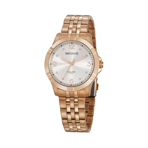 Relógio Feminino Casual Rose Gold