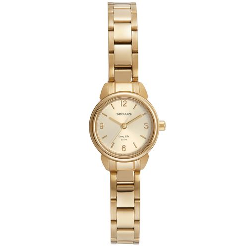 Relógio Feminino Casual Dourado