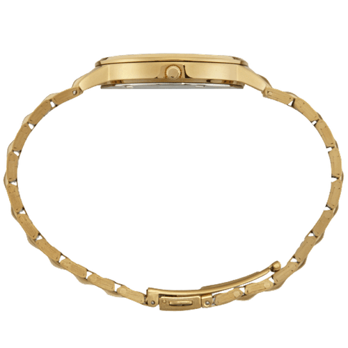 Relógio Feminino Espelhado Casual Dourado