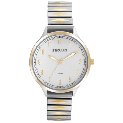Relógio Feminino Prata e Dourado