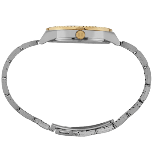 Relógio Feminino Casual Prata e Dourado