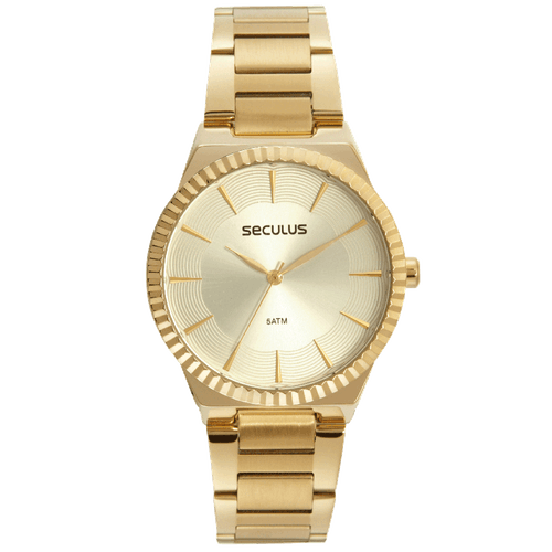 Relógio Feminino Casual Dourado
