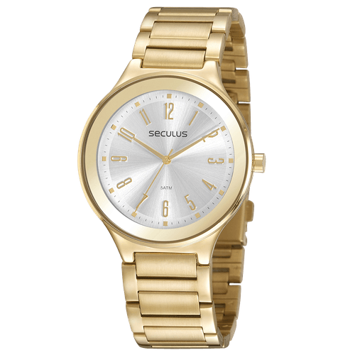 Relógio Feminino Casual Dourado