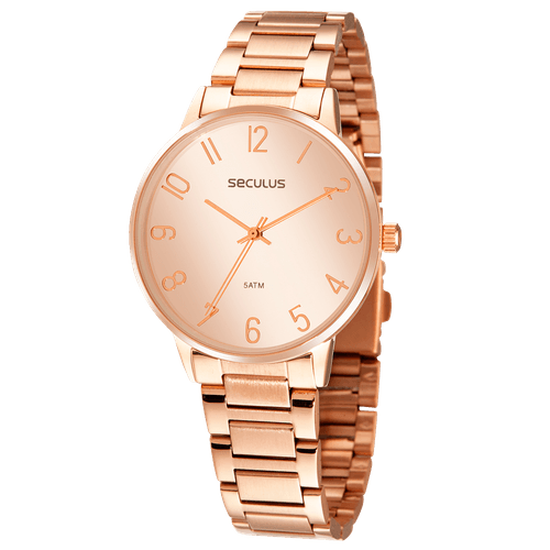 Relógio Feminino Moderno Rose Gold