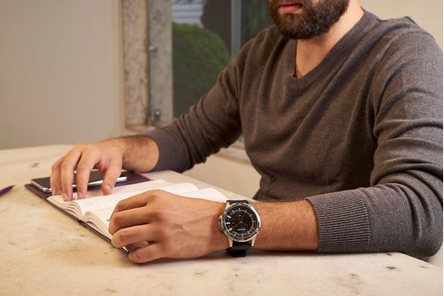 Relógio Masculino Esportivo Calendário Preto