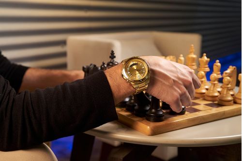 Relógio Masculino Anadigi Esportivo Dourado