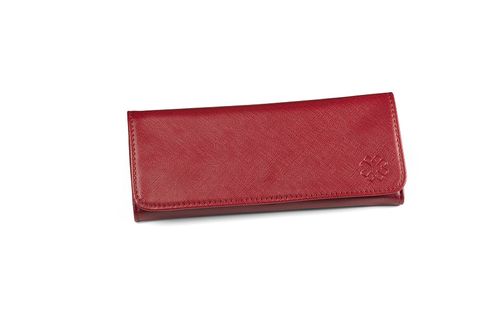 Brinde Carteira Porta Jóias Vermelho