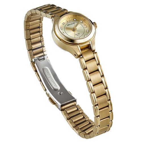 Relógio Feminino Aço Clássico Dourado