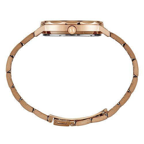 Relógio Feminino Cristais Rosé