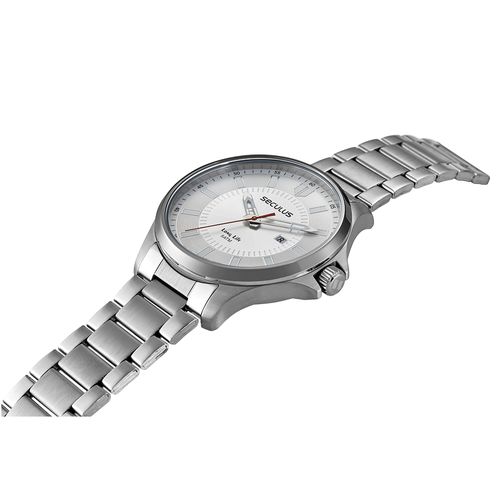 Relógio Masculino Aço Casual Prata