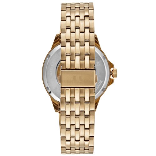 Relógio Masculino Automático Aço Dourado