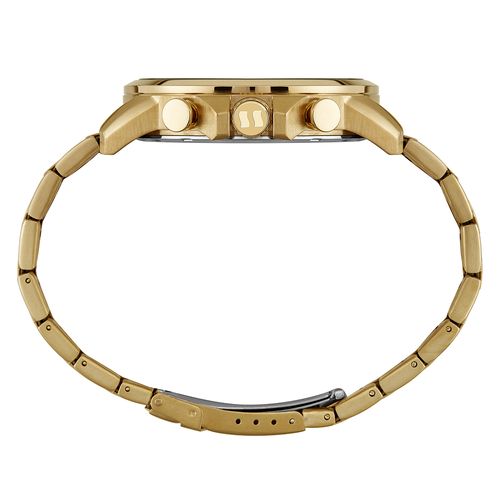 Relógio Masculino Cronógrafo Casual Dourado