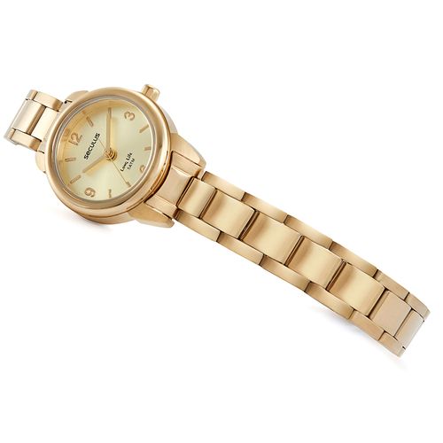 Relógio Feminino Casual Dourado