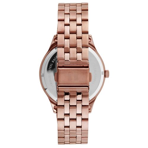 Relógio Feminino Visor Degradê Rosé