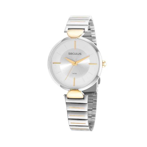 Relógio Feminino Clássico Bicolor