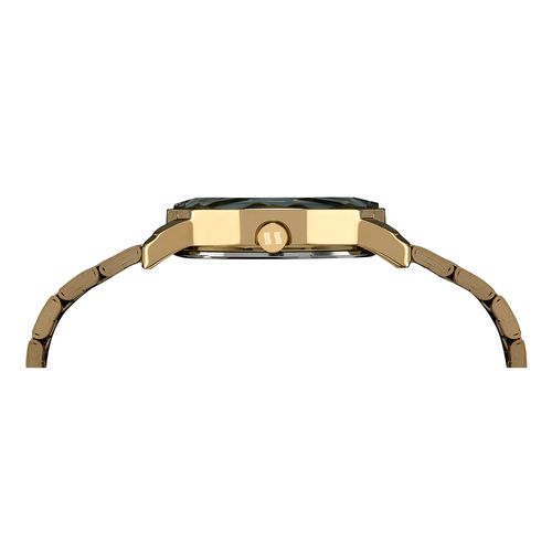 Relógio Feminino Causal Espelhado Dourado