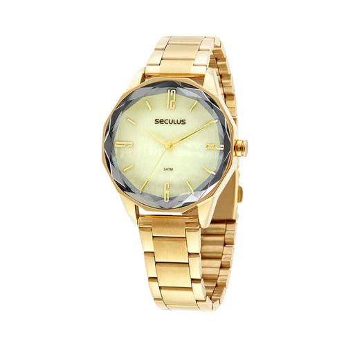 Relógio Feminino Casual Dourado