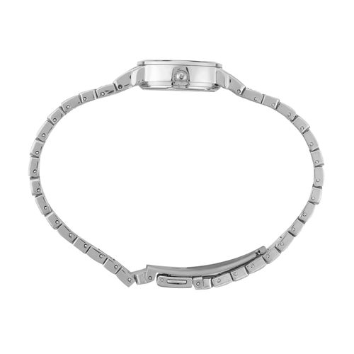 Relógio Feminino Serpens Cristais Prata<BR>