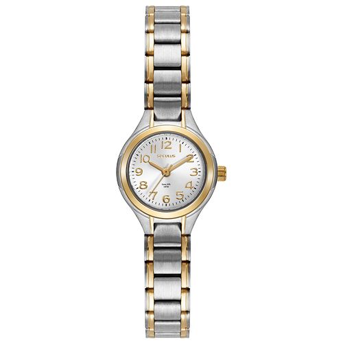 Relógio Feminino Prata e Dourado