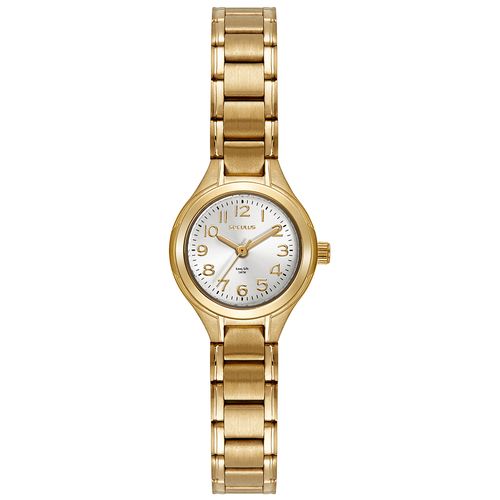 Relógio Feminino Aço Clássico Dourado
