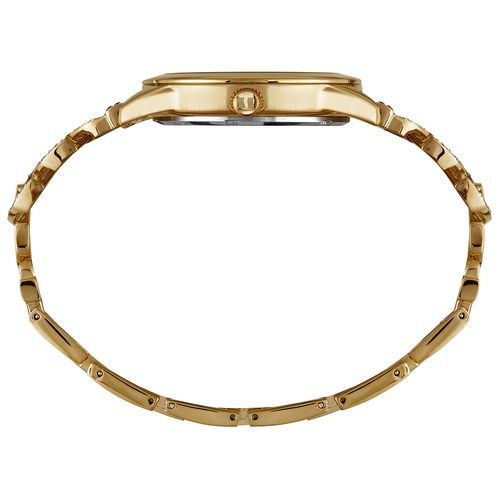 Relógio Feminino Bracelete Cristais Dourado