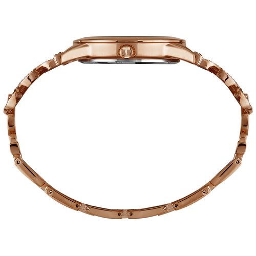 Relógio Feminino Bracelete Cristais Rosé
