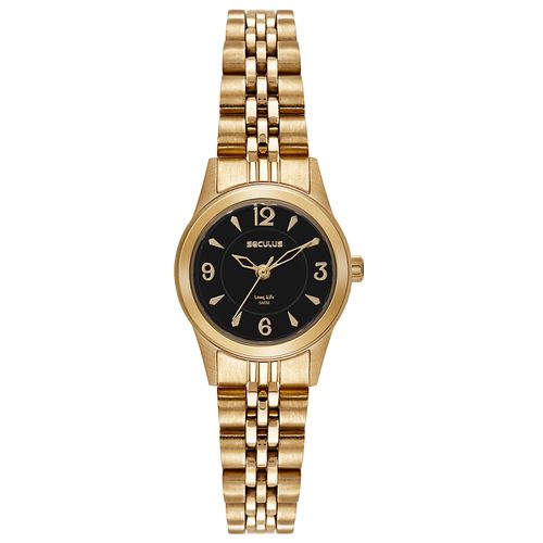 Relógio Feminino Aço Dourado