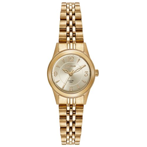 Relógio Feminino Aço Clássico Dourado