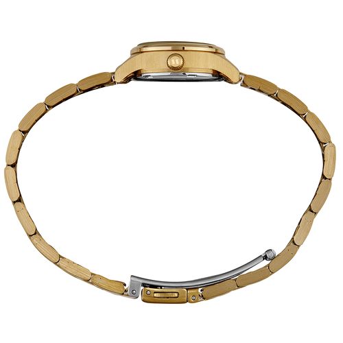 Relógio Feminino Aço Madrepérola Dourado