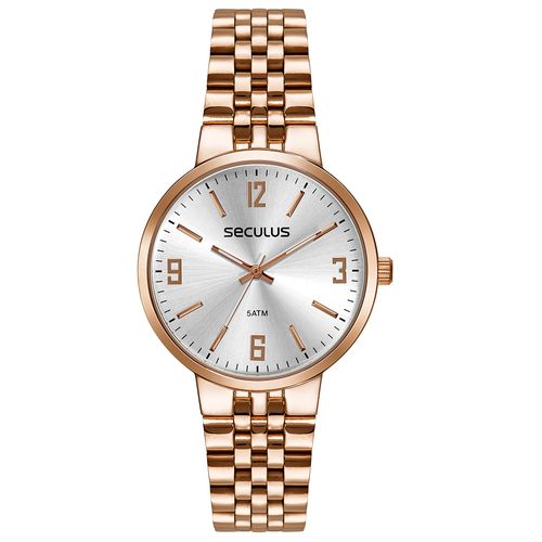 Relógio Feminino Casual Rosé