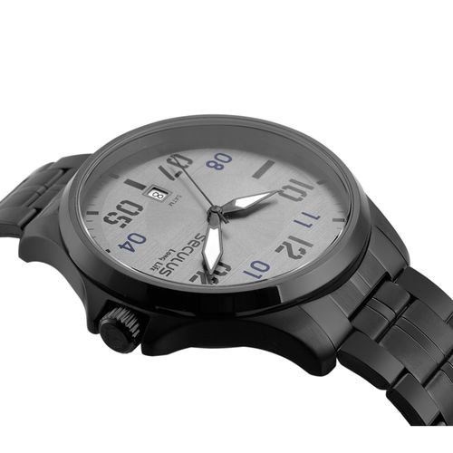 Relógio Masculino Casual Aço Preto