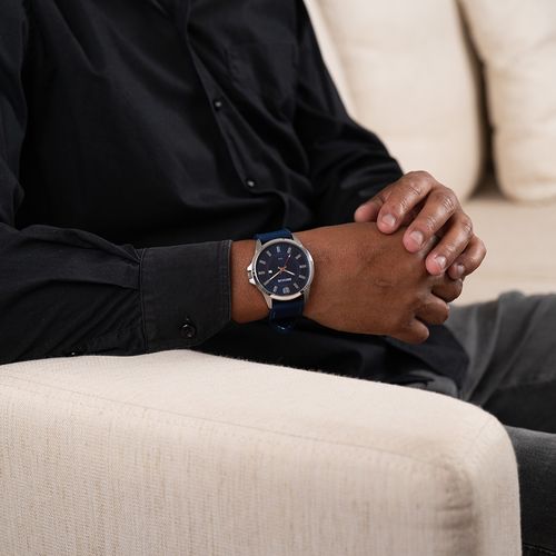 Relógio Masculino Seculus Azul Silicone Calendário