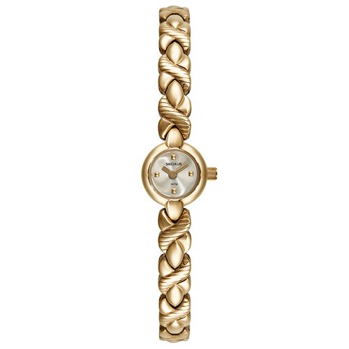 Relógio Feminino Aço Micromovimento Dourado