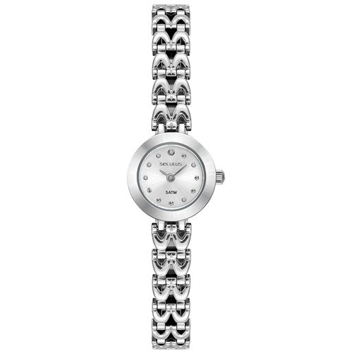 Relógio Feminino Aço Prata Mini