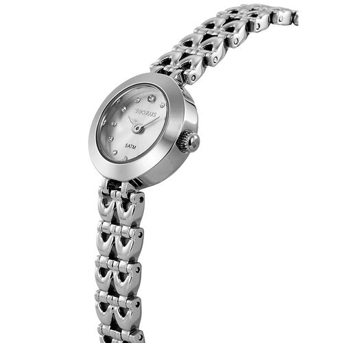 Relógio Feminino Aço Prata Mini