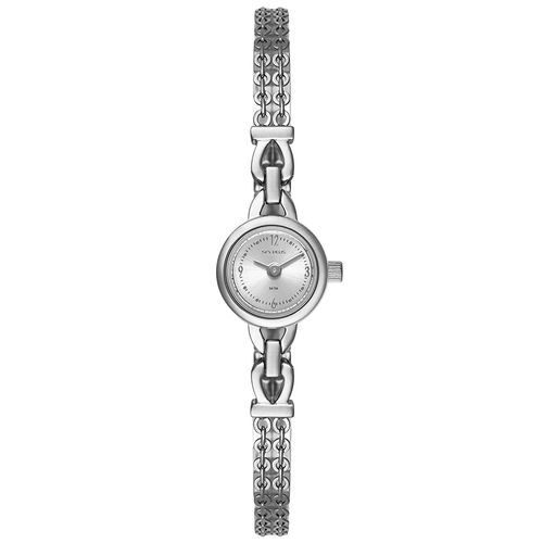 Relógio Feminino Prata Caixa Micro Corrente Delicada