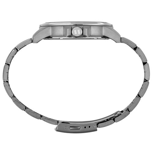 Relógio Masculino Casual Todo em Aço Mostrador Verde