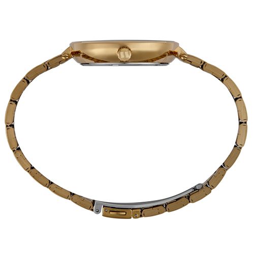 Relógio Feminino Analógico Cristais Visor Amplo Verde