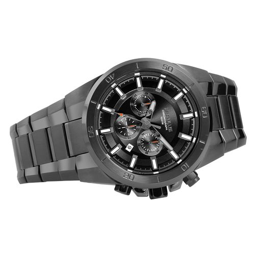Relógio Masculino Cronógrafo 3D Cinza