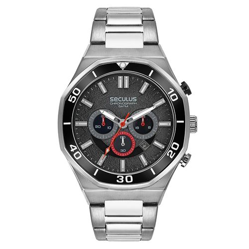 Relógio Masculino Aço Troca Caixa Prata