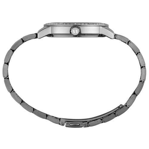 Relógio Feminino Metal Prata Aço Analógico Index