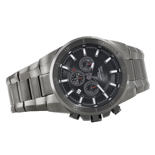 Relógio Masculino Aço Preto Cronógrafo