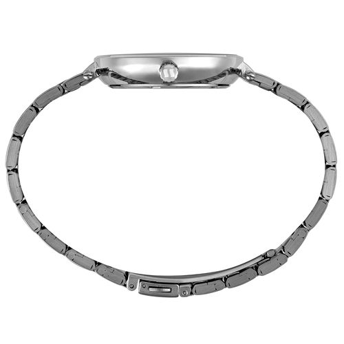 Relógio Feminino Analógico Aço Azul Redondo