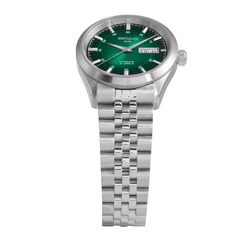 Relógio Automático Masculino Aço Efeito Sunset