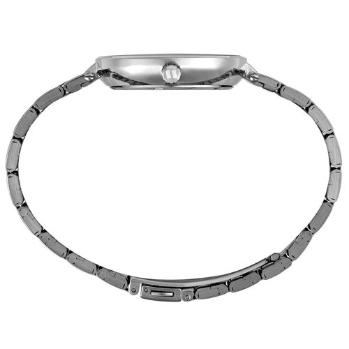 Relógio Feminino Analógico Aço Azul Redondo